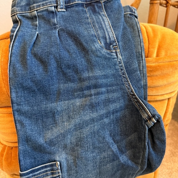 Girls Foxtale Jeans Size 10 NWT Adjustable Waist Blue Denim - Picture 2 of 5